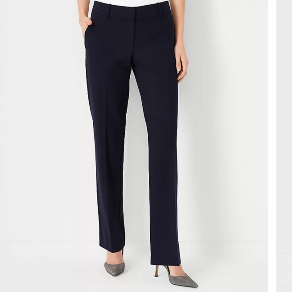 Ann Taylor Dark Blue Straight Leg Pants